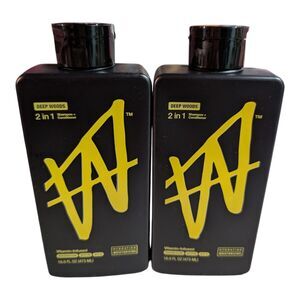 2X W by Jake Paul 2-in-1 Shampoo & Conditioner Deep Woods 16oz Set Of Two New